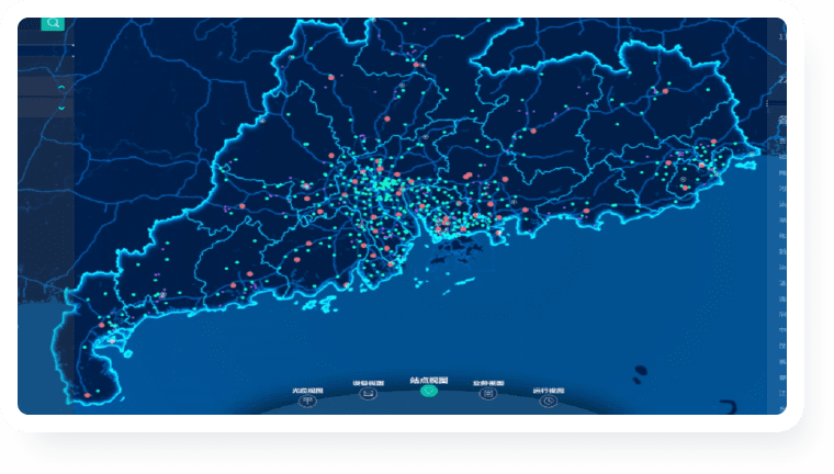 智慧加油站解决方案-地理信息可视化